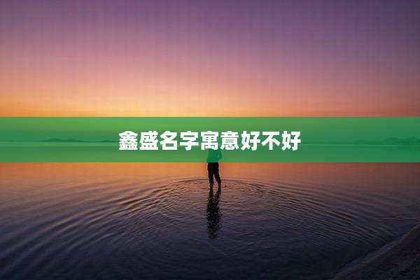 鑫盛名字寓意好不好