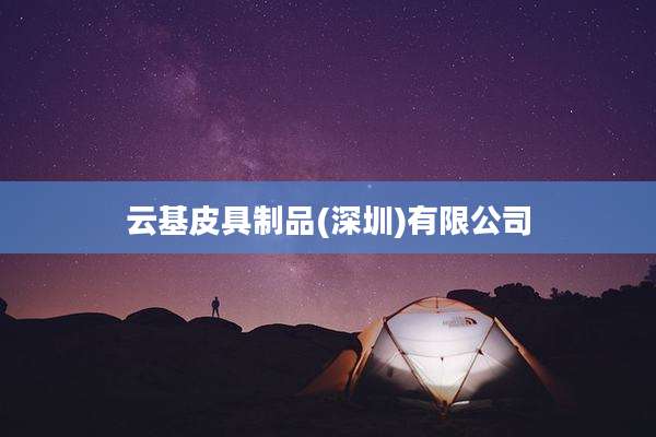 云基皮具制品(深圳)有限公司