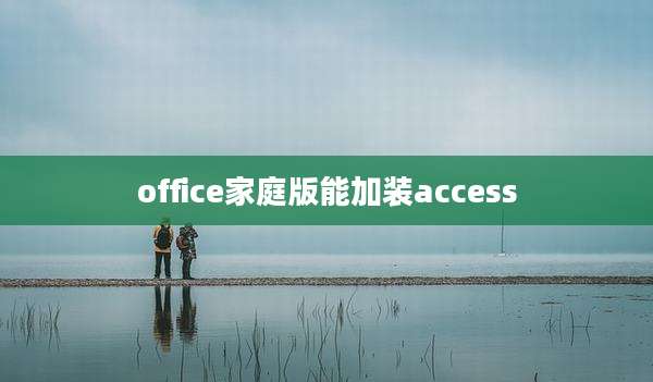 office家庭版能加装access