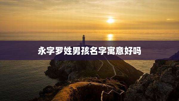 永字罗姓男孩名字寓意好吗