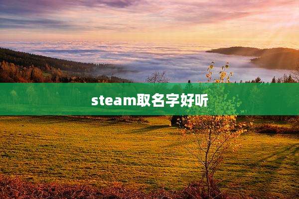 steam取名字好听