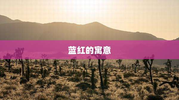 蓝红的寓意