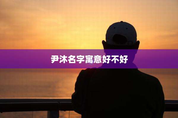 尹沐名字寓意好不好