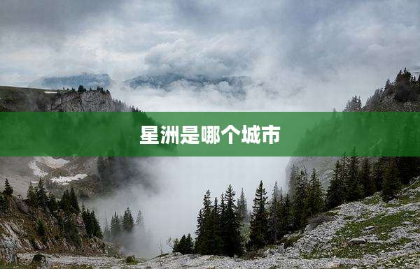 星洲是哪个城市