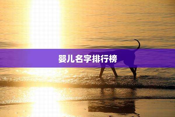 婴儿名字排行榜