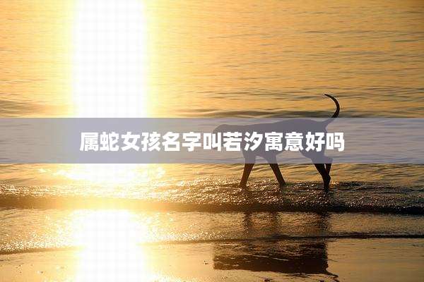 属蛇女孩名字叫若汐寓意好吗