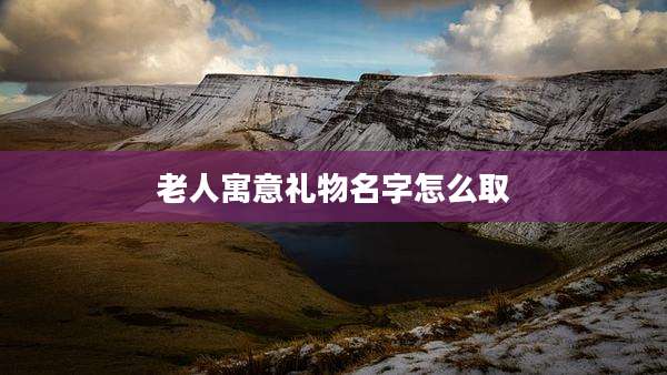 老人寓意礼物名字怎么取