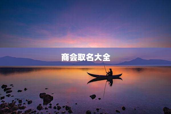 商会取名大全