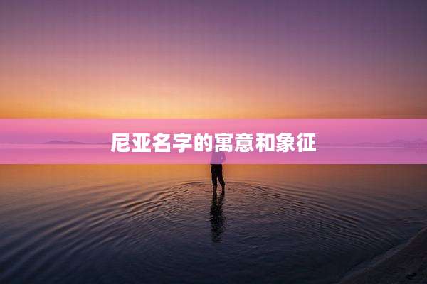 尼亚名字的寓意和象征