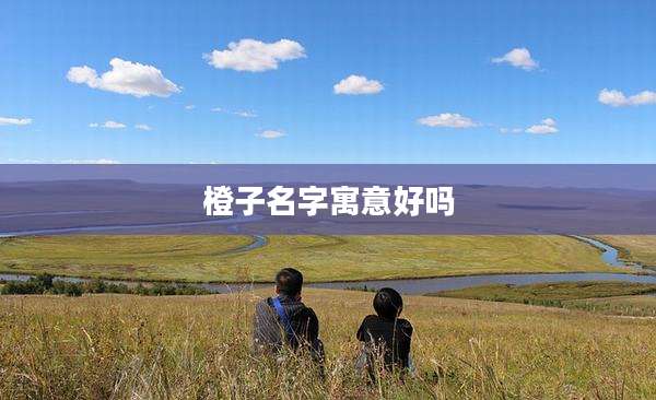 橙子名字寓意好吗