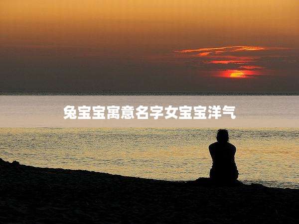 兔宝宝寓意名字女宝宝洋气