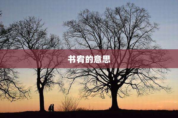 书宥的意思