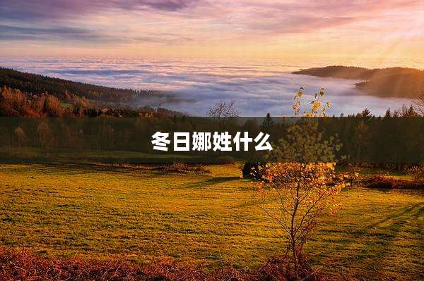 冬日娜姓什么
