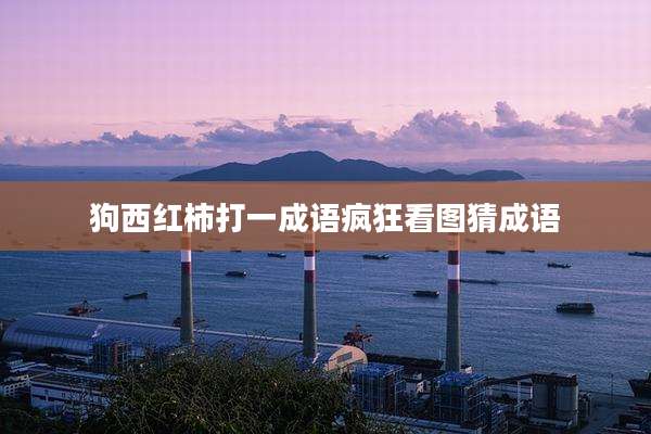 狗西红柿打一成语疯狂看图猜成语
