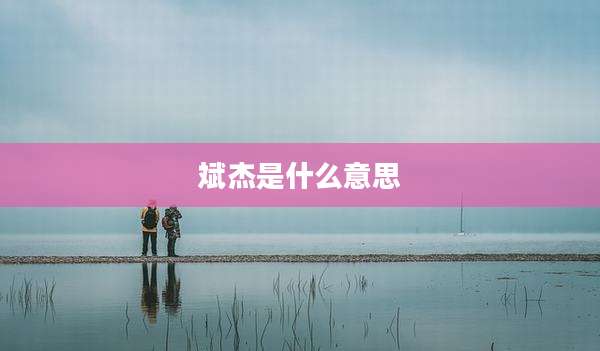 斌杰是什么意思