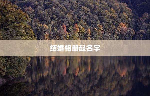 结婚相册起名字