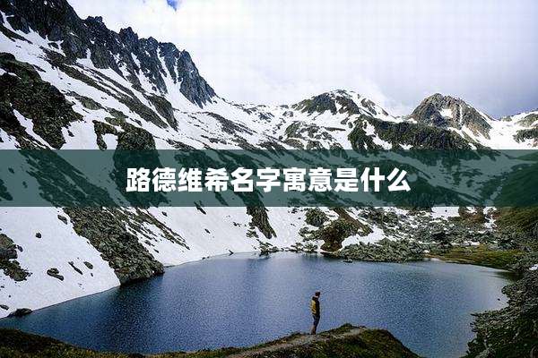 路德维希名字寓意是什么