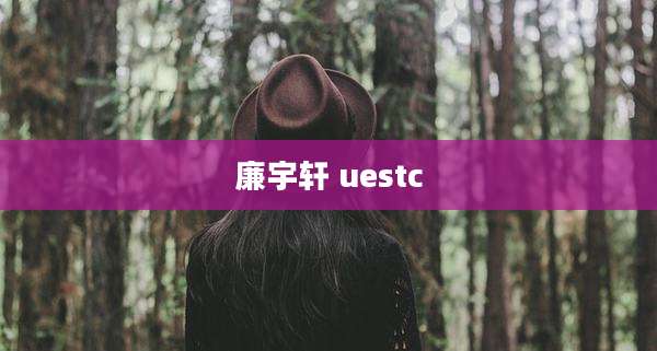 廉宇轩 uestc