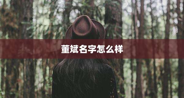 董斌名字怎么样