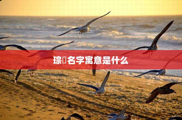 琮玥名字寓意是什么