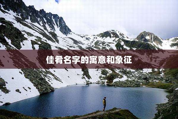 佳肴名字的寓意和象征