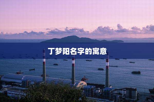 丁梦阳名字的寓意