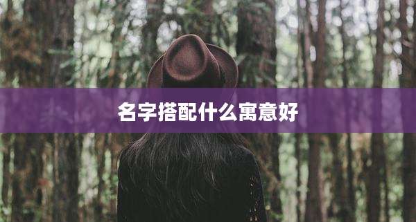 名字搭配什么寓意好