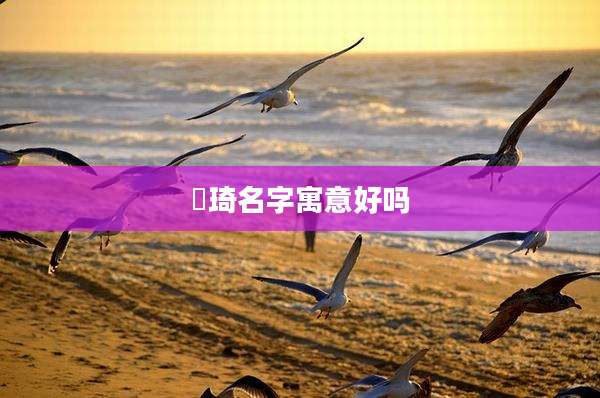 玥琦名字寓意好吗