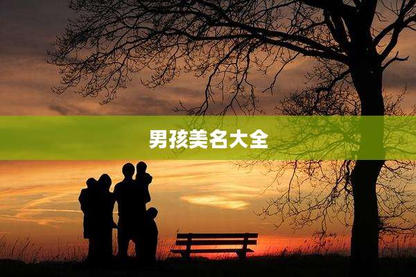 男孩美名大全