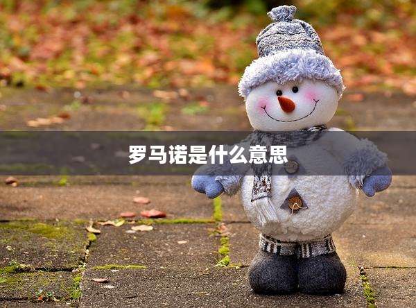 罗马诺是什么意思