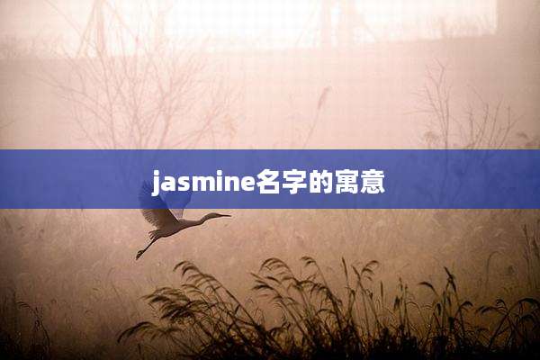 jasmine名字的寓意