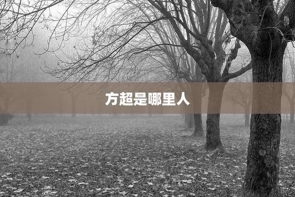 方超是哪里人