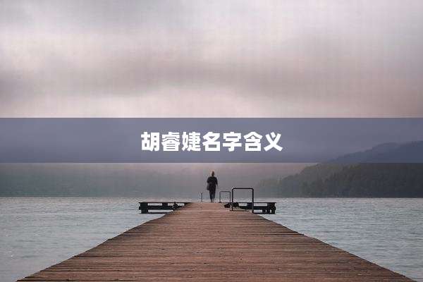 胡睿婕名字含义