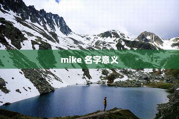 mike 名字意义