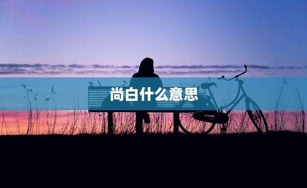 尚白什么意思