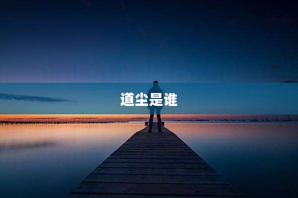 道尘是谁