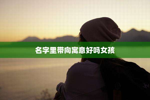 名字里带向寓意好吗女孩