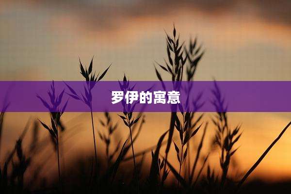 罗伊的寓意
