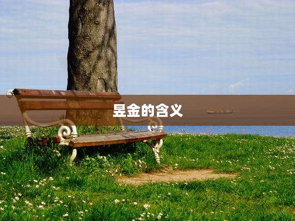 昱金的含义