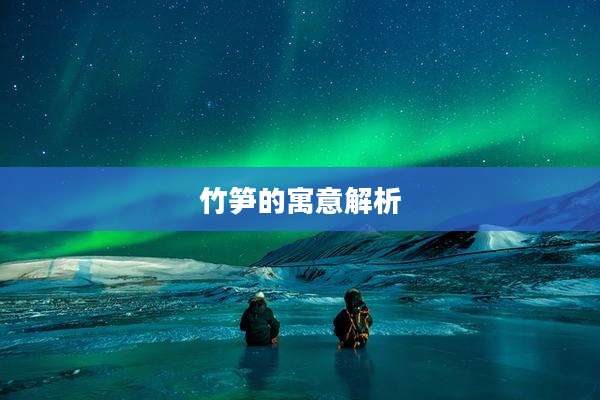 竹笋的寓意解析