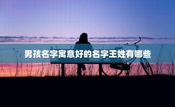 男孩名字寓意好的名字王姓有哪些