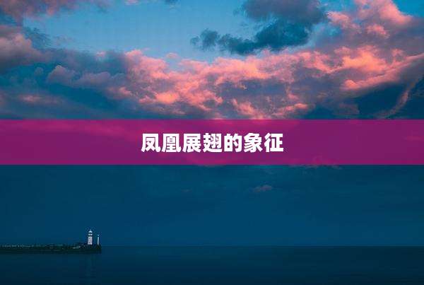 凤凰展翅的象征