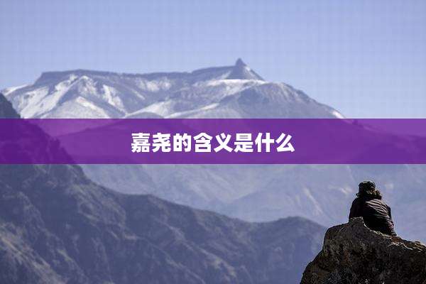 嘉尧的含义是什么