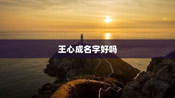 王心成名字好吗